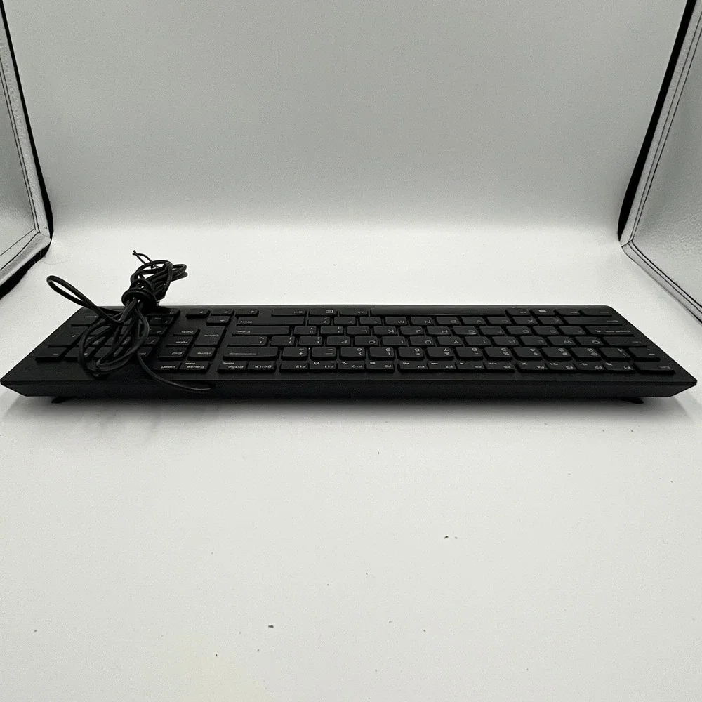 Lenovo Wired Keyboard Unisex OS Black Very Good EKB-536A USB Full Size Numeric